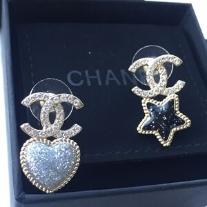 Chanel Gold and Silver Earrings